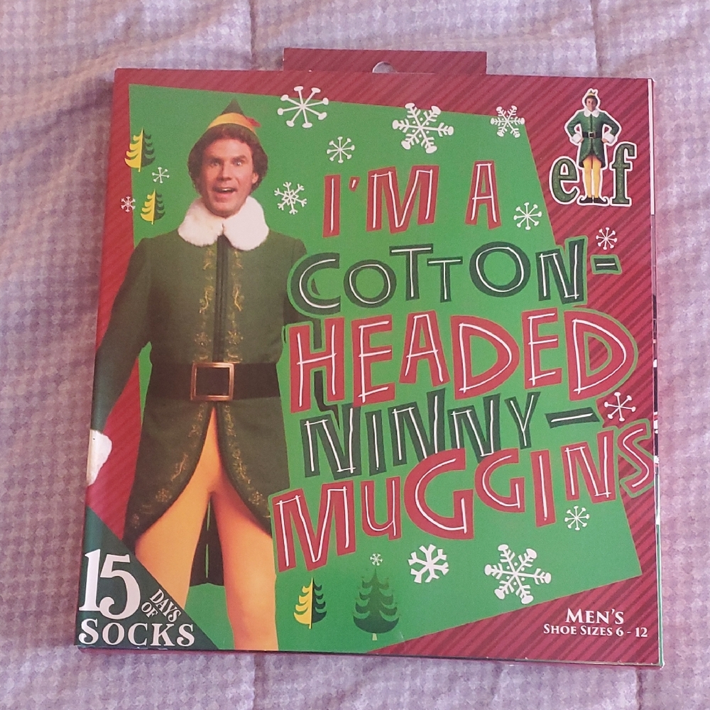 ELF Men's Festive 15 Days Of Socks